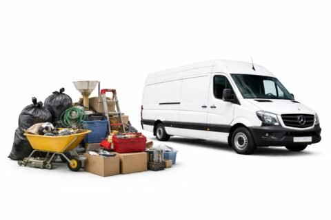 House garden and garage clearance service in Reading with long wheelbase van
